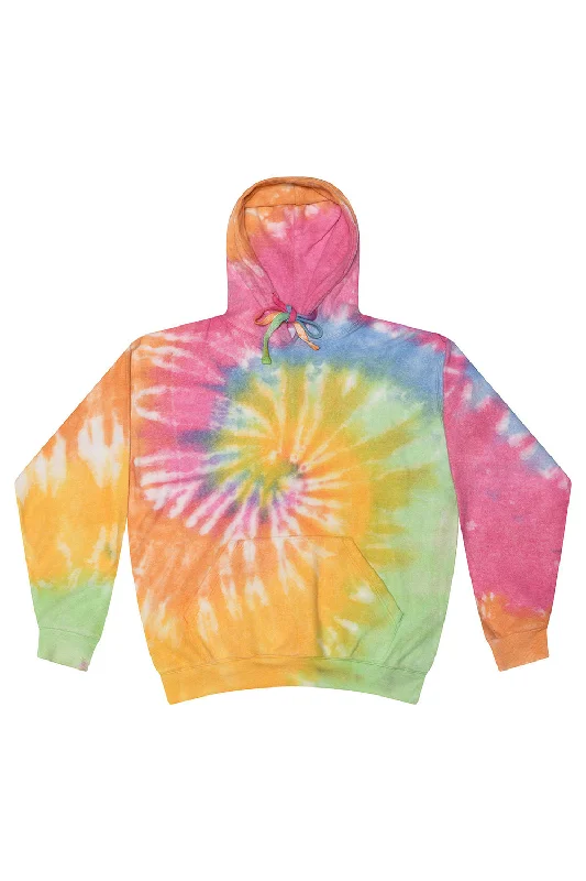 Men's quick-dry sports hoodie-Tie-Dye Mens Cloud Hooded Sweatshirt Hoodie w/ Pouch Pocket - Eternity