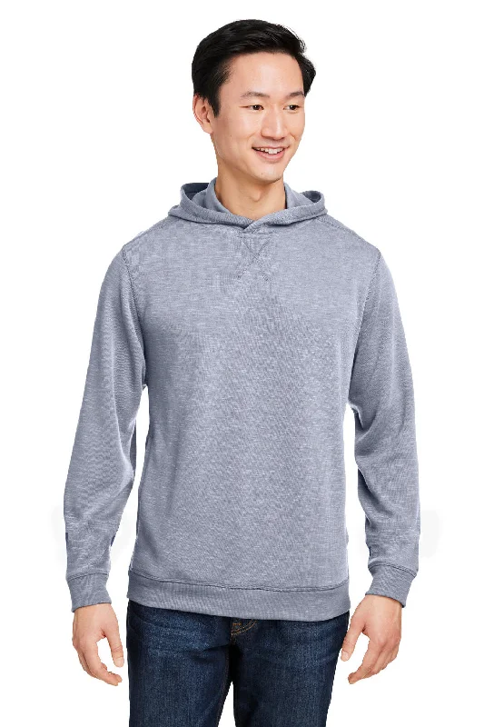 Men's modern streetwear hoodie-Nautica Mens Sun Surfer Supreme Hooded Sweatshirt Hoodie w/ Pockets - Vintage Pebble Grey