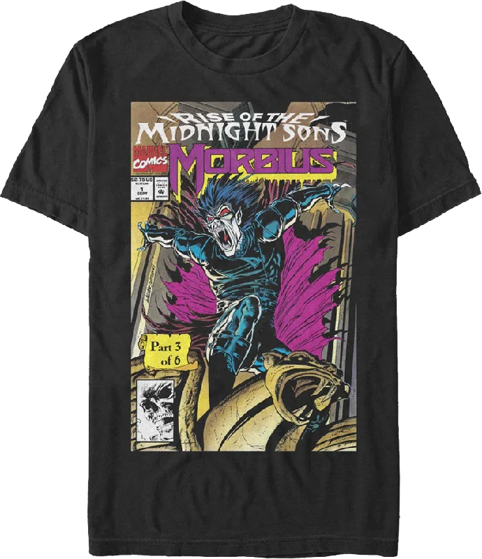 Men's sport-inspired t-shirt-Rise Of The Midnight Sons Marvel Comics T-Shirt