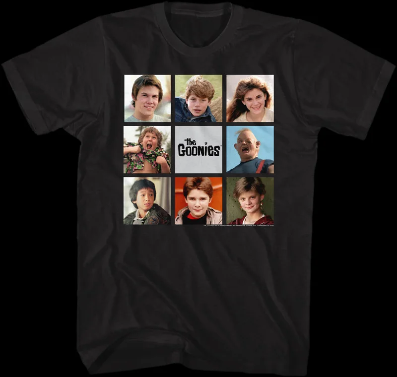 Men's comfy lounge t-shirt-Collage Goonies T-Shirt