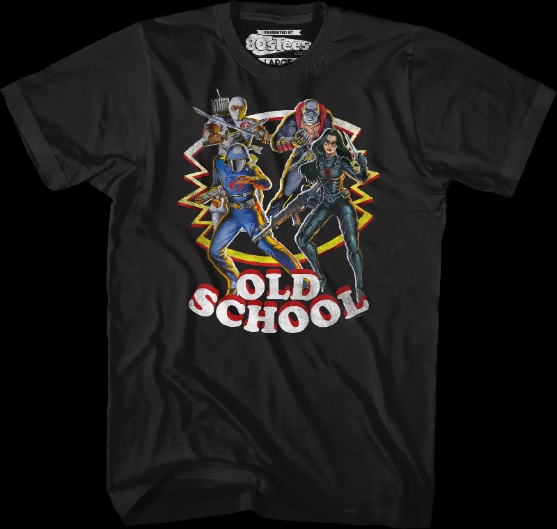 Men's vintage graphic t-shirt-Old School Cobra GI Joe T-Shirt