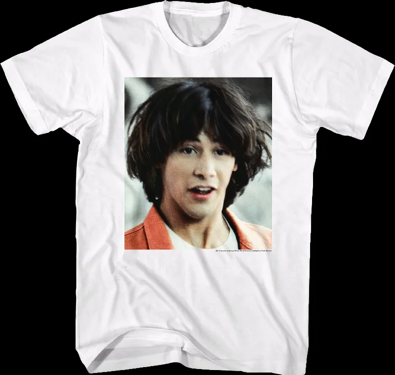 Men's soft-touch t-shirt-Ted "Theodore" Logan Bill and Ted's Excellent Adventure T-Shirt