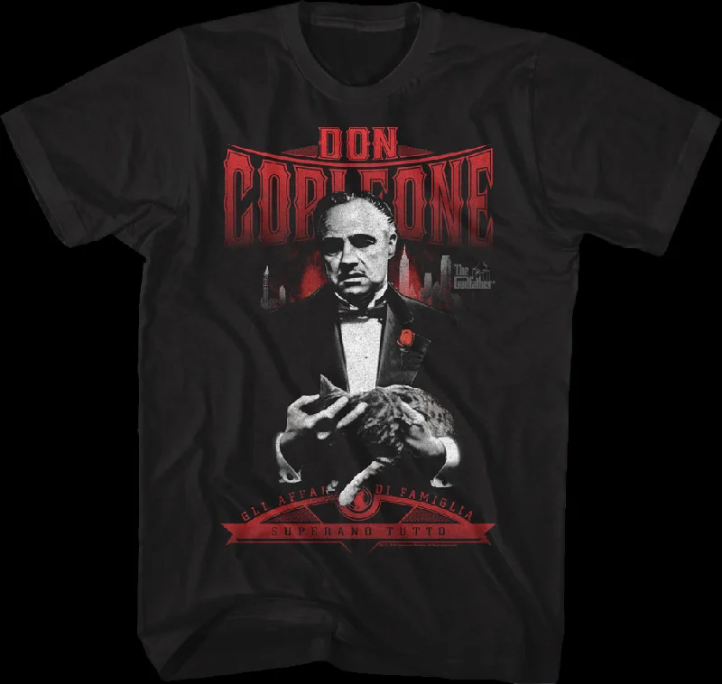 Men's relaxed fit casual t-shirt-Don Corleone Godfather T-Shirt