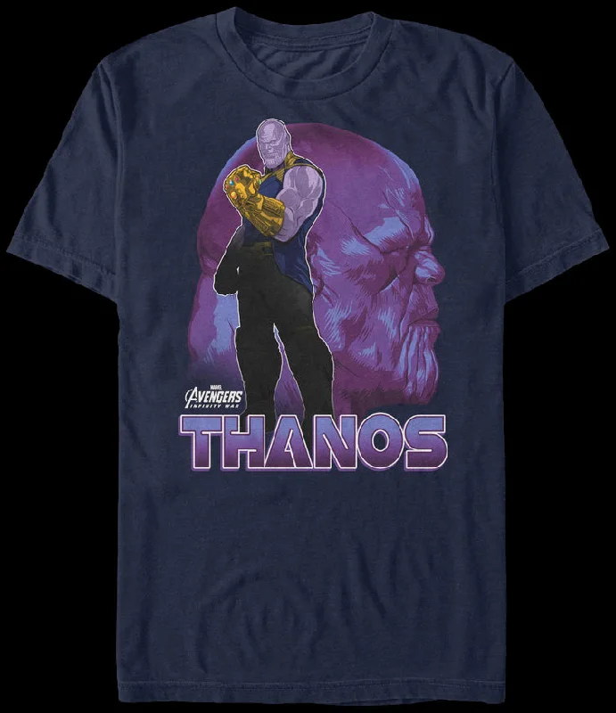 Men's sustainable material t-shirt-Thanos Avengers Infinity War T-Shirt