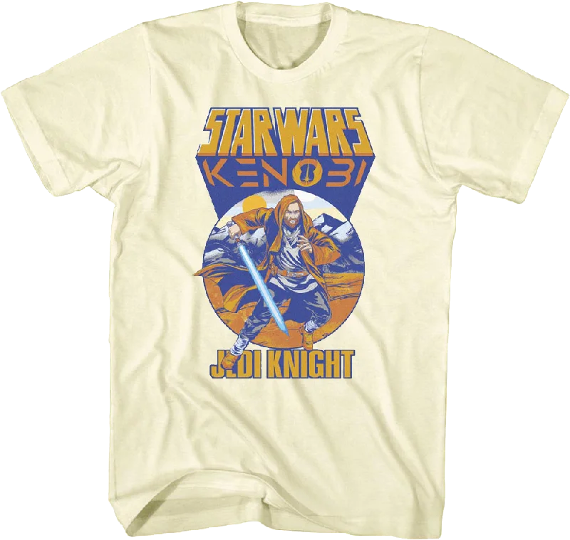 Men's versatile t-shirt-Animated Obi-Wan Kenobi Star Wars T-Shirt