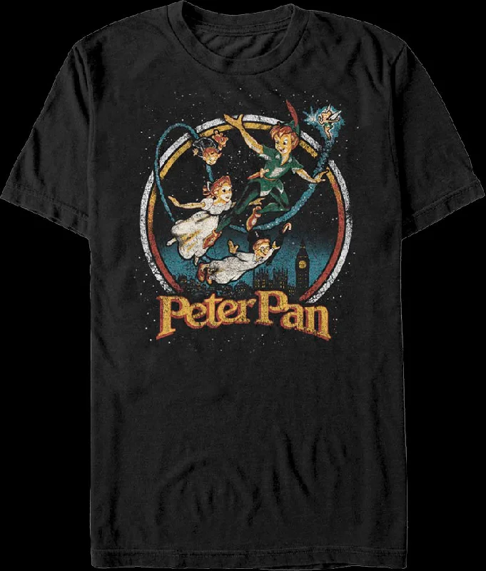 Men's heavyweight t-shirt-Vintage Peter Pan Disney T-Shirt