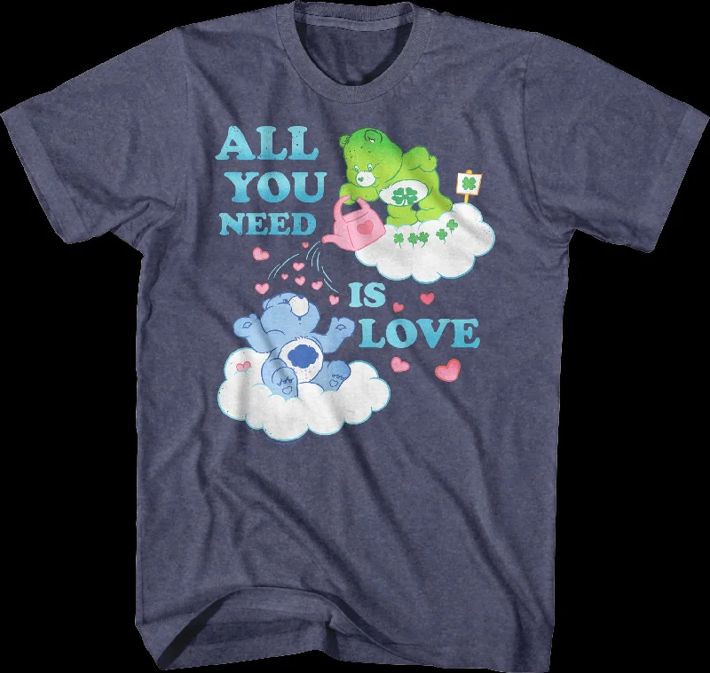 Men's ultra-soft t-shirt-All You Need Is Love Care Bears T-Shirt