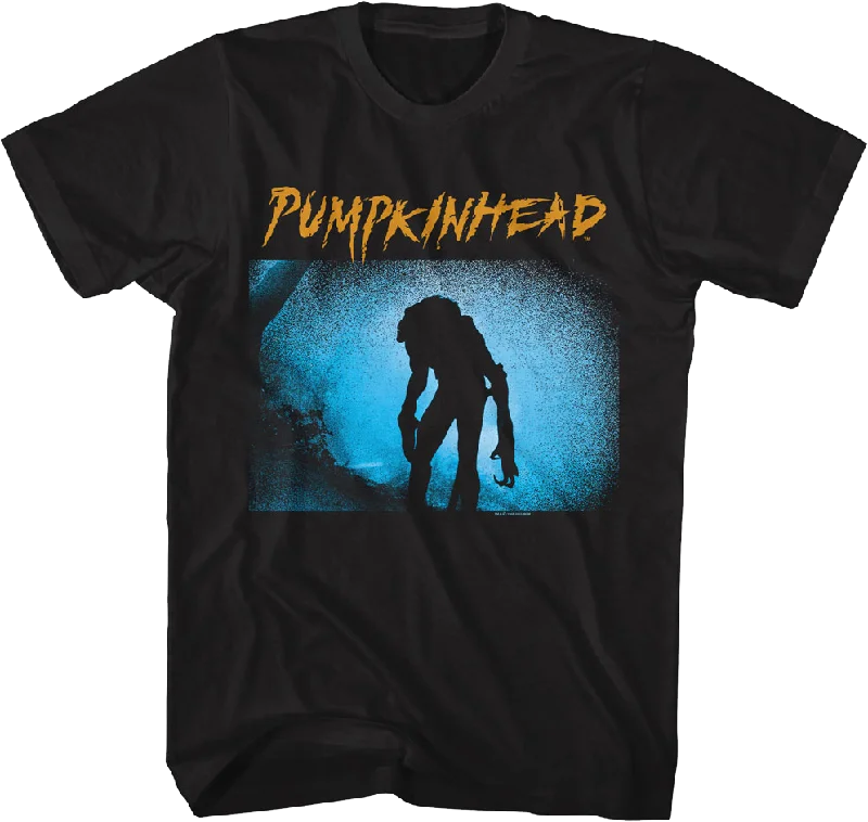 Men's relaxed fit casual t-shirt-Silhouette Pumpkinhead T-Shirt