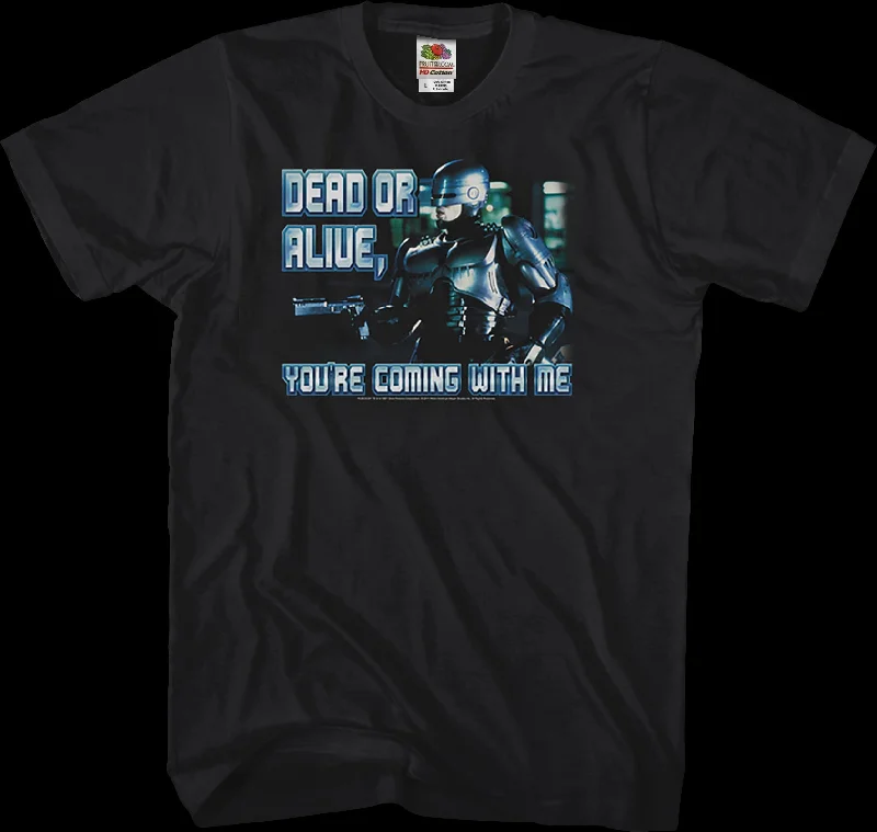 Men's lightweight active t-shirt-Dead Or Alive Robocop T-Shirt