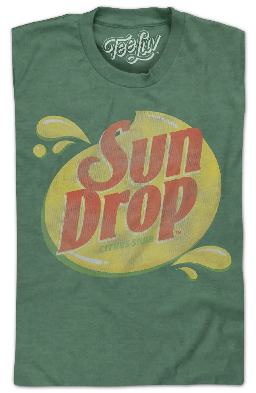 Men's bold graphic t-shirt-Sun Drop Citrus Soda T-Shirt