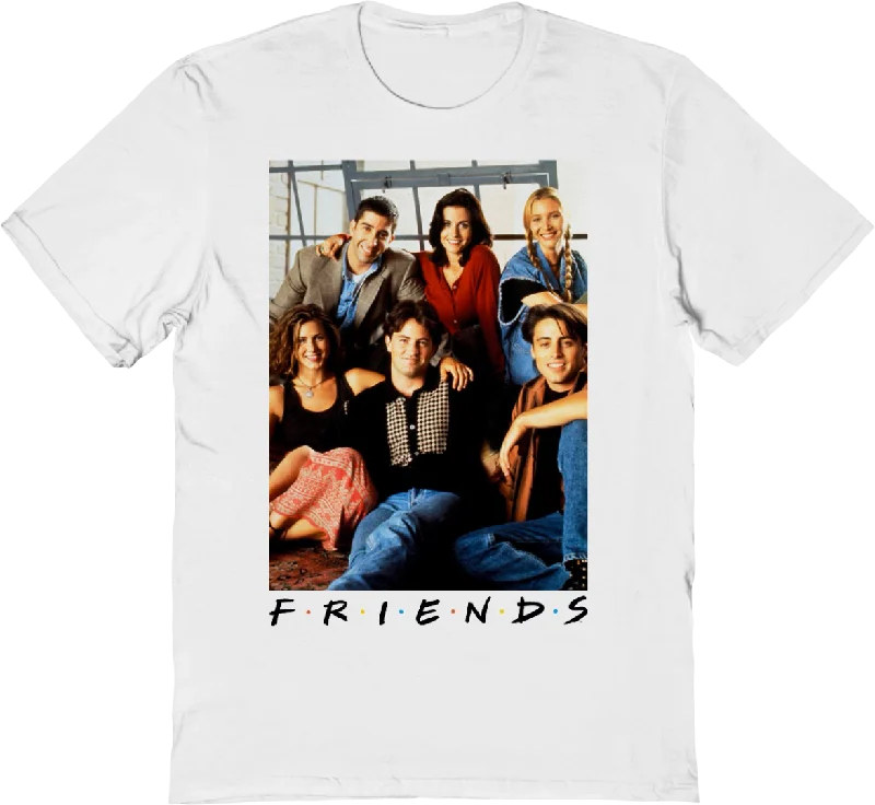 Men's sport-inspired t-shirt-Group Photo Friends T-Shirt