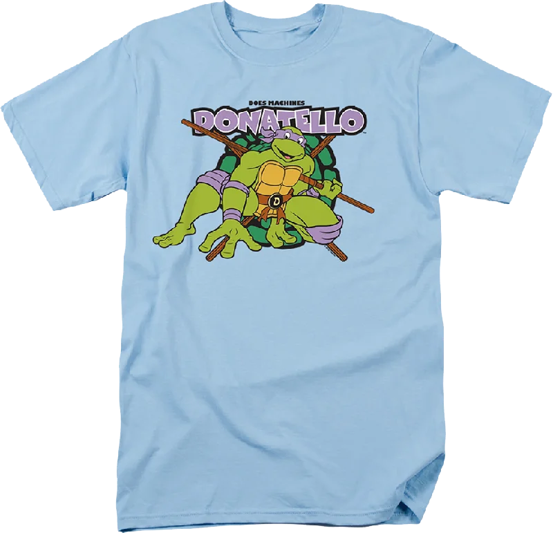 Men's versatile t-shirt-Donatello Does Machines Teenage Mutant Ninja Turtles T-Shirt