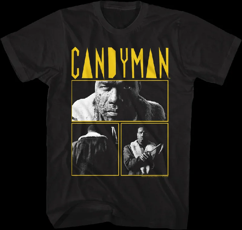 Men's organic fabric t-shirt-Panels Candyman T-Shirt