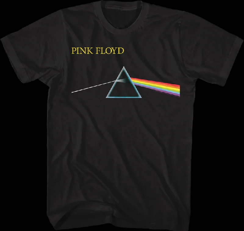 Men's fun print t-shirt-Light and Prism Pink Floyd T-Shirt