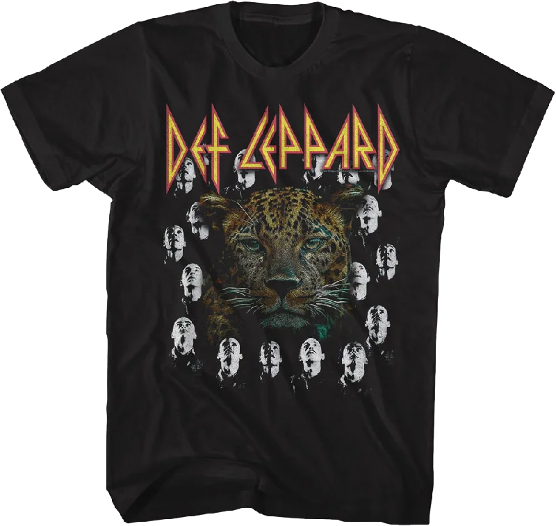 Men's casual wear t-shirt-High 'N' Dry Leopard Def Leppard T-Shirt