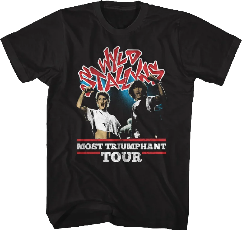 Men's organic fabric t-shirt-Most Triumphant Tour Bill and Ted's Excellent Adventure T-Shirt