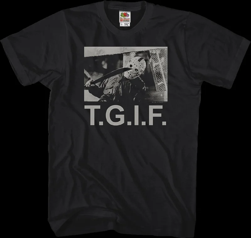 Men's eco-friendly fabric t-shirt-TGIF Friday the 13th T-Shirt