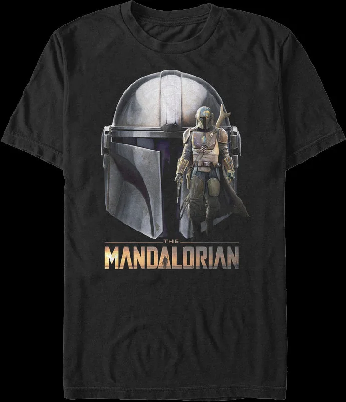 Men's bold graphic t-shirt-Bounty Hunter Star Wars The Mandalorian T-Shirt