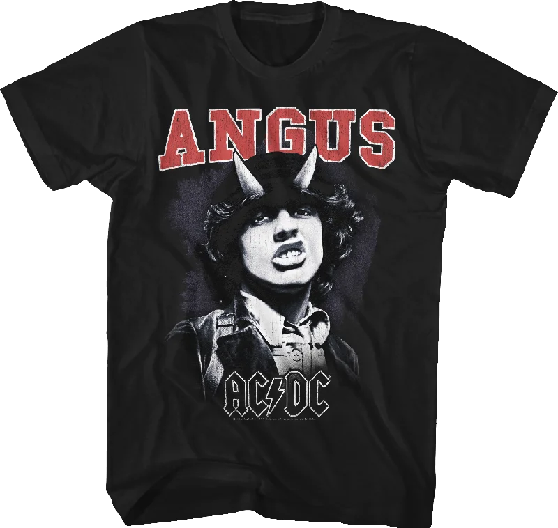 Men's sport-inspired t-shirt-Angus ACDC T-Shirt