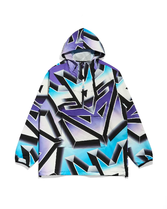 Men's versatile utility jacket-Transformers Decepticons Big Logo Anorak Jacket