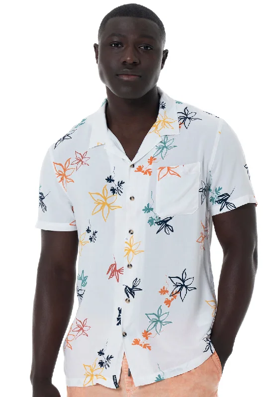 Men's pre-shrunk t-shirt-Printed Shirt _ 151697 _ Off White