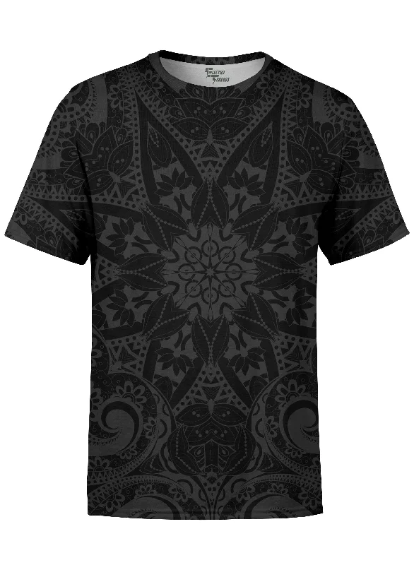 Men's athletic fit t-shirt-Ghost Mandala Unisex Crew