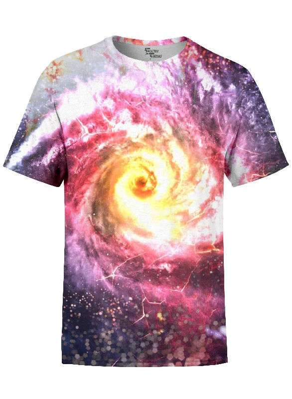 Men's lightweight active t-shirt-Space Hole Unisex Crew