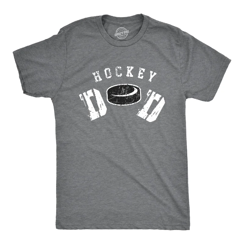 Men's eco-friendly fabric t-shirt-Hockey Dad Men's T Shirt