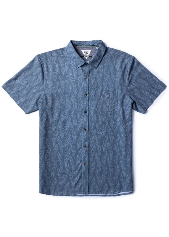 Men's weatherproof office wear shirt-Vissla Short Sleeve Men's Woven Shirts