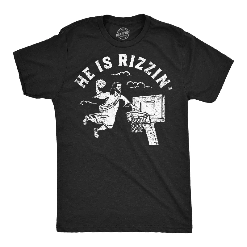 Men's sustainable material t-shirt-He Is Rizzin Men's T Shirt