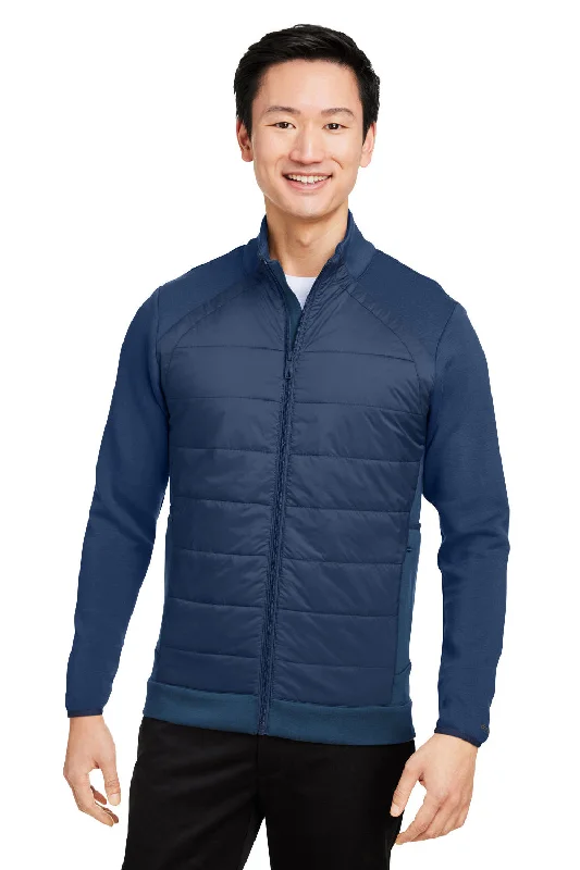 Men's tech-fabric fleece jacket-Spyder Mens Impact Full Zip Jacket - Frontier Blue