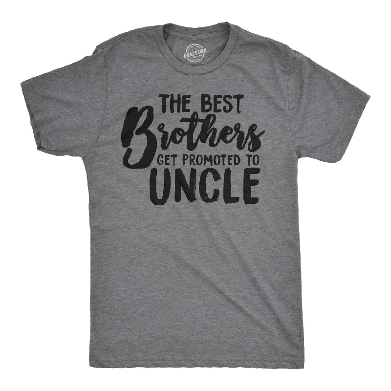 Men's sustainable material t-shirt-Best Brothers Get Promoted To Uncle Men's T Shirt