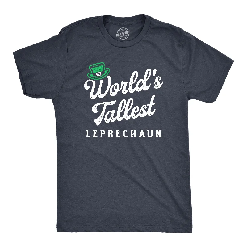 Men's sustainable material t-shirt-World's Tallest Leprechaun Men's T Shirt