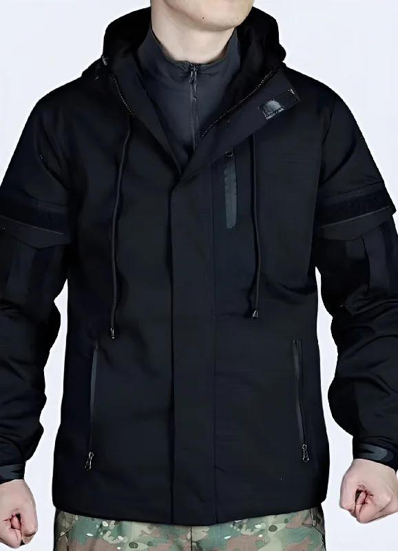 Men's quick-dry field jacket-Black Tactical Jacket