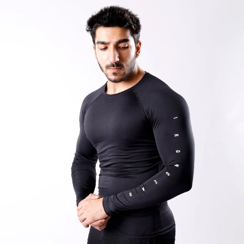 Men's summer-ready t-shirt-COMPRESSION Long Sleeve Tee