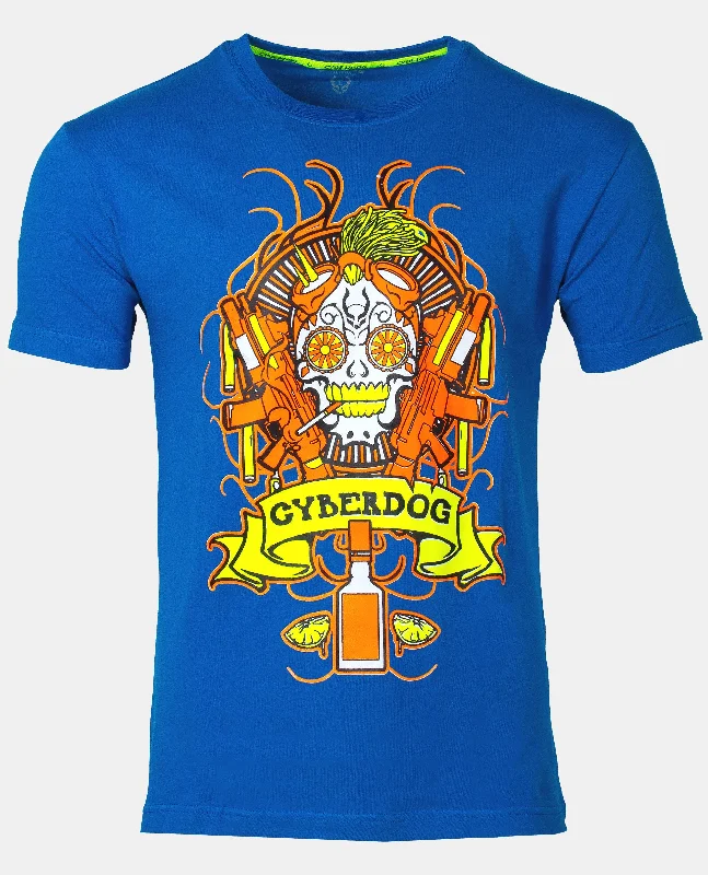 Men's vintage graphic t-shirt-MENS TEQUILA SHOTS T-SHIRT