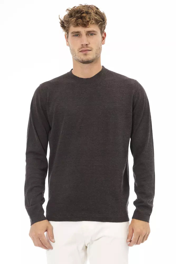 Men's activewear knit-Alpha Studio  Cotton Men's Sweater