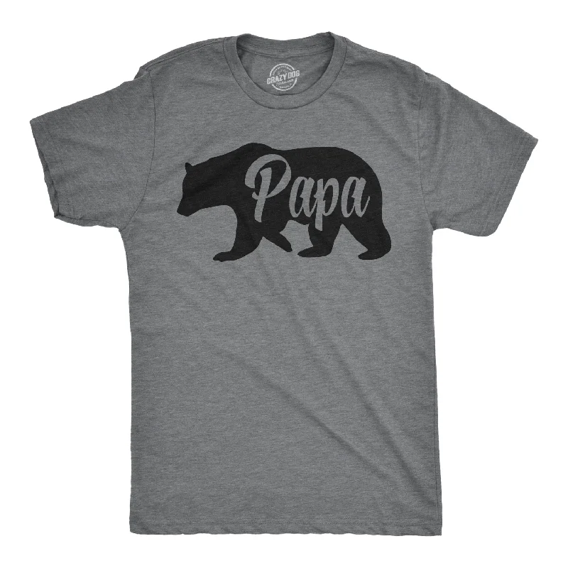 Men's versatile t-shirt-Papa Bear Men's T Shirt