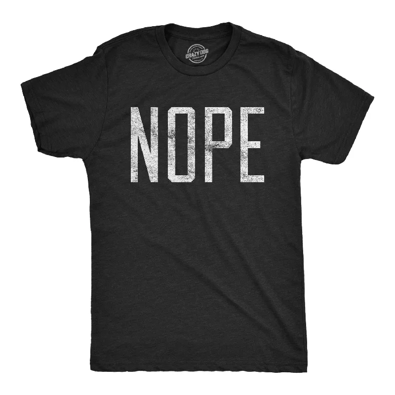 Men's iconic design t-shirt-Nope Men's T Shirt