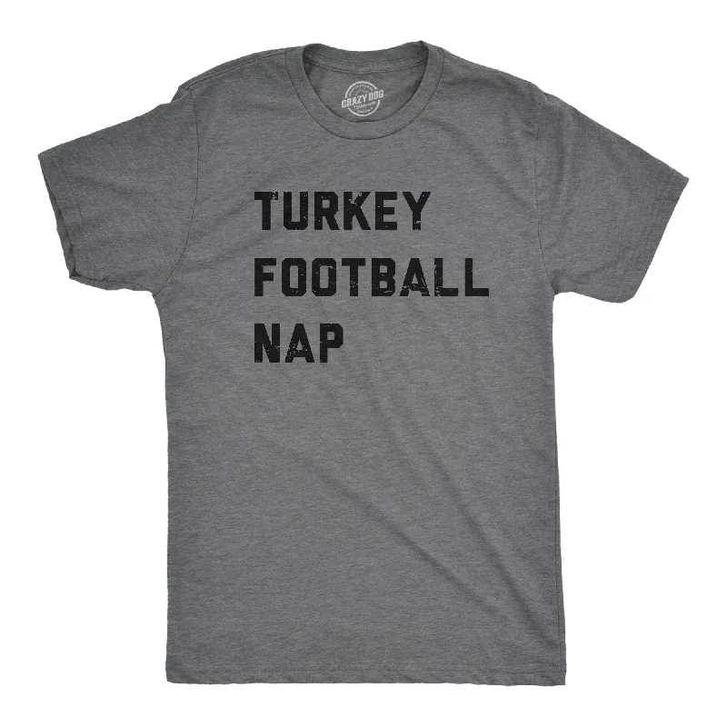 Men's athletic fit t-shirt-Turkey Football Nap Men's T Shirt