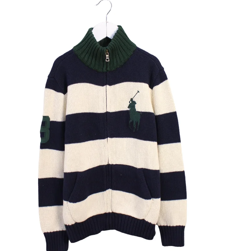 Men's weather-resistant casual wear polo shirt-Polo Ralph Lauren Knit Sweater 8Y