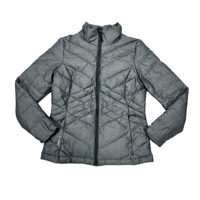 Men's eco-conscious raincoat-Jacket Puffer & Quilted By Champion In Grey, Size: M