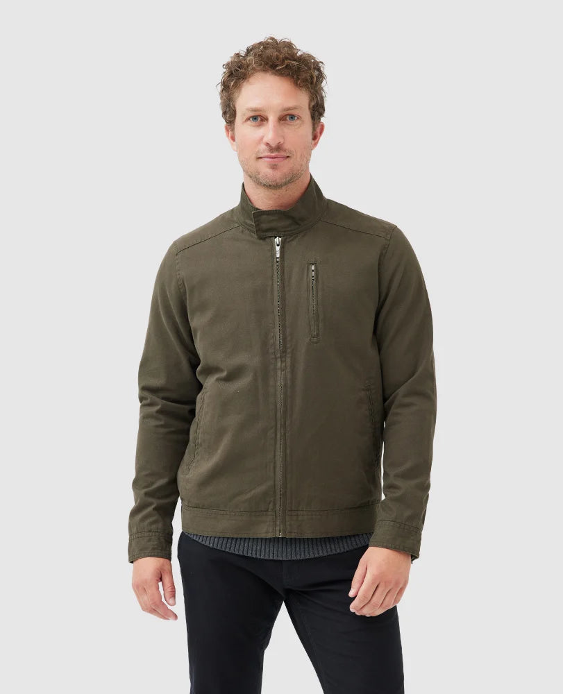 Men's functional utility jacket-Rodd & Gunn - Armitage Jacket - Army Green