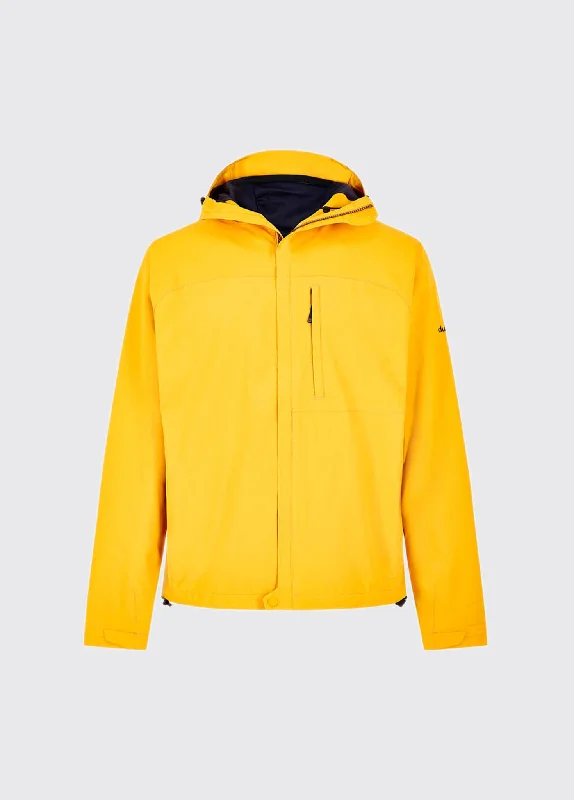 Men's eco-conscious windbreaker-Ballycumber Mens Jacket - Sunflower