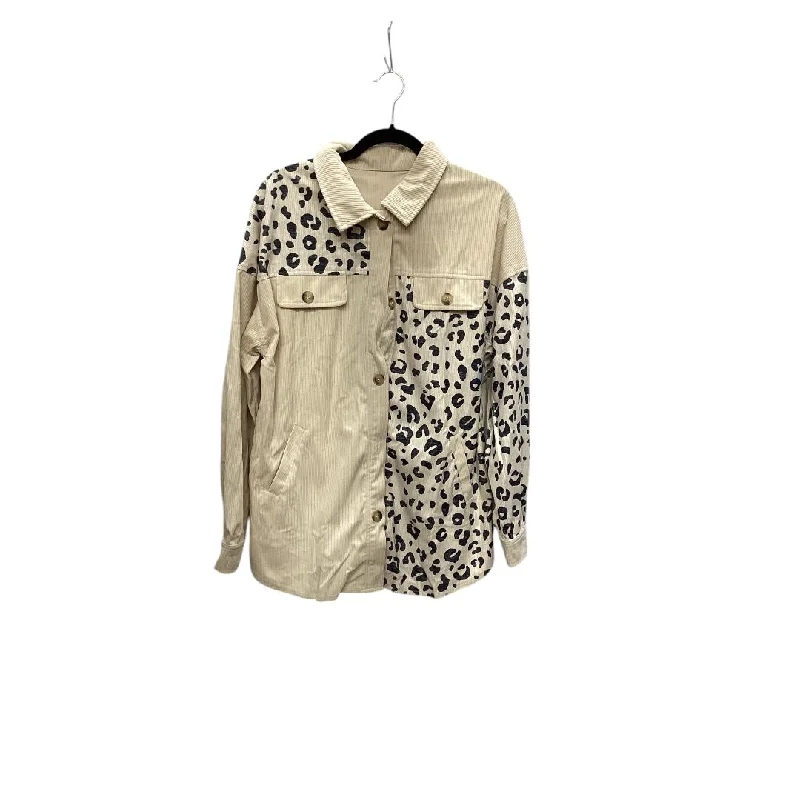 Men's lightweight leather jacket-Jacket Other By Clothes Mentor In Animal Print, Size: Xl