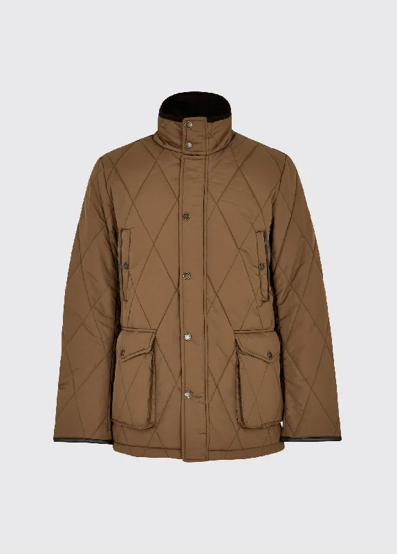 Men's high-performance windbreaker-Farmley Men’s Quilted Jacket - Bronze