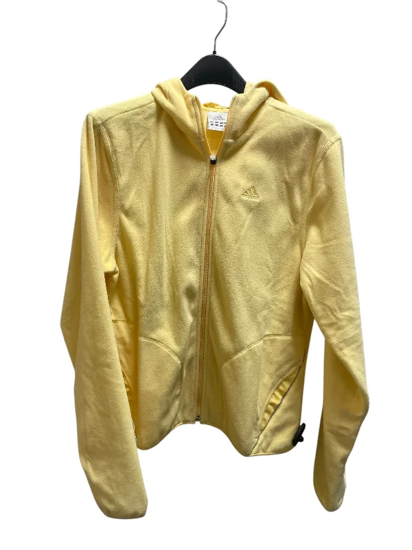 Men's performance travel jacket-Jacket Other By Adidas In Yellow, Size: Xl