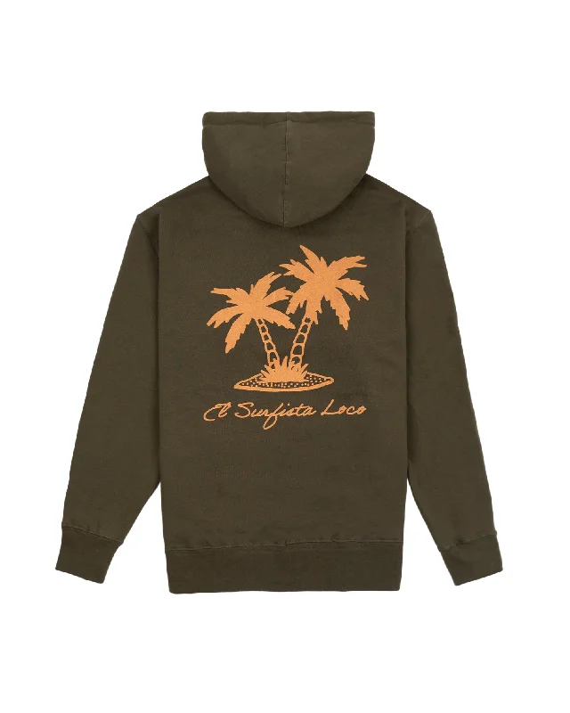 Men's sustainable travel hoodie-Dos Palmas Pullover Hoodie