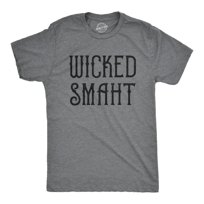 Men's minimalist design t-shirt-Wicked Smaht Men's T Shirt