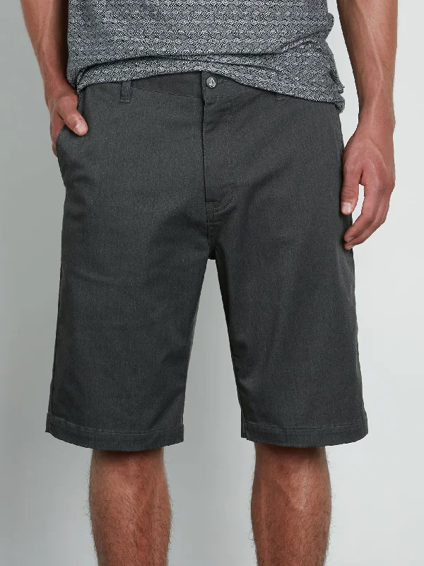 Men's relaxed fit running shorts-Vmonty Stretch Pants - Charcoal Heather